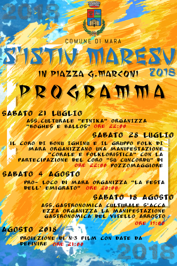 S'ISTIU MARESU 2018