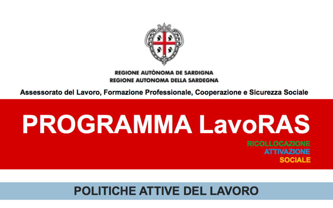 PROGRAMMA REGIONALE LavoRas - CORSI GRATUITI PER LA CERTIFICAZIONE DELLE COMPETENZE ACQUISITE.